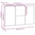 Produktbild 10 för Skänk vit 111x34x75 cm massiv furu