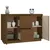 Produktbild 5 för Skänk honungsbrun 111x34x75 cm massiv furu
