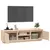 Produktbild 5 för Tv-bänk 140x35x40 cm massiv furu