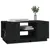Produktbild 4 för Soffbord svart 90x49x40,5 cm massiv furu