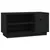 Produktbild 2 för Tv-bänk svart 80x35x40,5 cm massiv furu