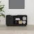 Produktbild 3 för Tv-bänk svart 80x35x40,5 cm massiv furu