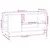 Produktbild 9 för Tv-bänk svart 80x35x40,5 cm massiv furu
