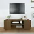 Produktbild 3 för Tv-bänk honungsbrun 110x35x40,5 cm massiv furu