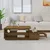 Produktbild 3 för Soffbord honungsbrun 120x50x40,5 cm massiv furu