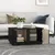 Produktbild 3 för Soffbord svart 80x50x40 cm massivt furu