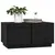 Produktbild 4 för Soffbord svart 80x50x40 cm massivt furu