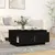 Produktbild 3 för Soffbord svart 80x50x35 cm massivt furu