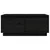 Produktbild 6 för Soffbord svart 80x50x35 cm massivt furu