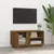 Produktbild 3 för Tv-bänk honungsbrun 80x35x40,5 cm massiv furu