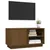 Produktbild 4 för Tv-bänk honungsbrun 80x35x40,5 cm massiv furu