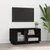 Produktbild 3 för Tv-bänk svart 80x35x40,5 cm massiv furu