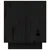 Produktbild 8 för Tv-bänk svart 80x35x40,5 cm massiv furu