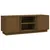 Produktbild 2 för Tv-bänk honungsbrun 110x35x40,5 cm massiv furu