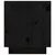 Produktbild 8 för Tv-bänk svart 110x35x40,5 cm massiv furu