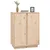 Produktbild 4 för Skänk vit 60x35x80 cm massiv furu