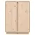 Produktbild 6 för Skänk vit 60x35x80 cm massiv furu