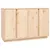 Produktbild 2 för Skänk vit 120x35x80 cm massiv furu