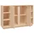 Produktbild 8 för Skänk vit 120x35x80 cm massiv furu