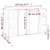 Produktbild 10 för Skänk vit 120x35x80 cm massiv furu