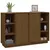 Produktbild 4 för Skänk honungsbrun 120x35x80 cm massiv furu
