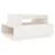Produktbild 2 för Soffbord vit 80x55x40,5 cm massiv furu