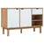 Produktbild 2 för Skänk OTTA brun&vit 114x43x73,5 cm massiv furu