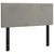 Produktbild 2 för Sänggavel ljusgrå 100x5x78/88 cm sammet