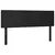 Produktbild 2 för Huvudgavlar 2 st svart 72x5x78/88 cm konstläder