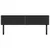 Produktbild 3 för Huvudgavlar 2 st svart 100 x 5 x 78/88 cm konstläder