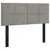 Produktbild 2 för Sänggavel ljusgrå 100x5x78/88 cm sammet