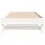 Produktbild 9 för Utdragbar dagbädd vit 2x(80x200) cm massiv furu
