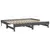 Produktbild 7 för Utdragbar dagbädd grå 2x(80x200) cm massiv furu