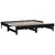 Produktbild 7 för Utdragbar dagbädd svart 2x(90x190) cm massiv furu