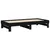Produktbild 8 för Utdragbar dagbädd svart 2x(90x190) cm massiv furu