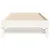 Produktbild 9 för Utdragbar dagbädd vit 2x(75x190) cm massiv furu