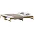 Produktbild 3 för Utdragbar dagbädd honungsbrun 2x(90x200) cm massiv furu