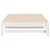 Produktbild 9 för Utdragbar dagbädd vit 2x(80x200) cm massiv furu