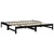Produktbild 7 för Utdragbar dagbädd svart 2x(80x200) cm massiv furu