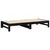 Produktbild 8 för Utdragbar dagbädd svart 2x(90x190) cm massiv furu