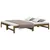 Produktbild 3 för Utdragbar dagbädd honungsbrun 2x(75x190) cm massiv furu
