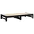 Produktbild 8 för Utdragbar dagbädd svart 2x(75x190) cm massiv furu