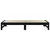 Produktbild 10 för Utdragbar dagbädd svart 2x(75x190) cm massiv furu