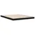 Produktbild 4 för Sängram svart 140x190 cm massiv furu