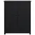 Produktbild 5 för Skänk svart 83x41,5x100 cm massiv furu