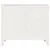 Produktbild 6 för Tvättkorg vit 88,5x44x76 cm massiv furu