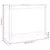 Produktbild 10 för Tvättkorg vit 88,5x44x76 cm massiv furu