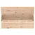 Produktbild 8 för Förvaringslåda 109x36,5x33 cm massiv furu