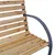 Produktbild 3 för Trädgårdsbänk 112 cm massivt granträ