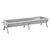 Produktbild 2 för Grillbricka silver 158x42x31 cm rostfritt stål